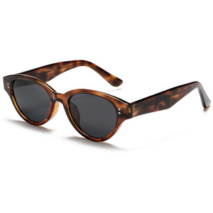 Lunettes de soleil Greyjack Cat Eye pour femmes, monture TR90 imprimée léopard, protection UV400, type 3, lentille TAC - Product Image 2