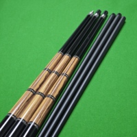 Tongkat Snooker/Pancong Berkualitas Tinggi, Tahan Lama, Ringan, 1/2 Split 2-Piece Center Joint, Sambungan Baja Anti Karat, Karbon