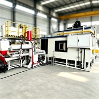 Four de chauffage industriel pour billettes d'aluminium 800T, 24KW 380V, avec contrôleur PLC et chauffage multi-éléments, pour presse d'extrusion, Afrique
