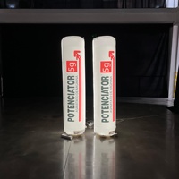 Pilier Gonflable Publicitaire pour Événements, Colonne Gonflable Oxford Hermétique, Modèle de Support Gonflable, Tube Artistique Gonflable avec Lumières