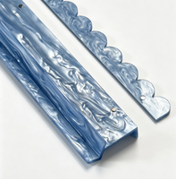 Luxuriöser Transparenter Acryl-Mahjong-Reihenmesser Standard US-Größe Präzisionsgegossenes Klares Design für Amerikanische Mahjong-Spieler