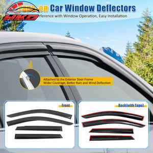 สำหรับเชฟโรเลต เบลเซอร์ 24-26 EV ชุดบังแดดหน้าต่างสไตล์มูเก้น อะคริลิคกันฝน 4 ชิ้น - Product Image 2