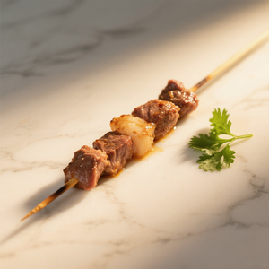 Brochettes en bambou durables à <span class=keywords><strong>pointe</strong></span> ronde de 8 pouces, 2,5 mm de diamètre, de qualité alimentaire, pour grillades en extérieur - Product Image 3