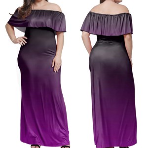 Abiti di moda <span class=keywords><strong>promettente</strong></span> Maxi abiti stampati floreali tribali polinesiani <span class=keywords><strong>donna</strong></span> abito camicia taglie forti personalizzato abbigliamento coppia - Product Image 4