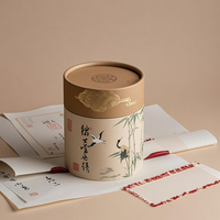 Boîte d'emballage personnalisée, dégradable et écologique, boîte d'emballage pour thé écologique et durable, boîte en tube de papier