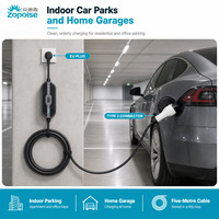 ZOPOISE ZA05 11KW IP66 Chargeur EV portable étanche de niveau 2 Type 2 Nouvelle application de charge WIFI pour station de recharge EV à domicile