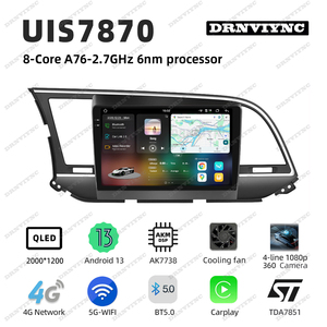 <span class=keywords><strong>Autoradio</strong></span> Android 13 2K 7870 pour Hyundai Elantra 2017-2020 Carplay <span class=keywords><strong>GPS</strong></span> DSP Écran stéréo <span class=keywords><strong>avec</strong></span> Canbus Caméra 360 Lecteur - Product Image 2