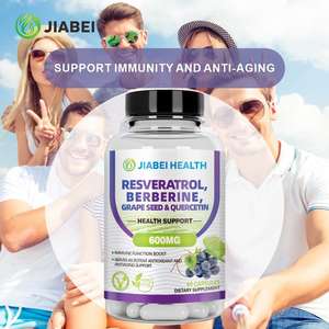 ओम/गंध वयस्क प्रतिरक्षा एंटीऑक्सिडेंट समर्थन शक्तिशाली कैप्सूल 600 मिलीग्राम 60 गिनती बेररीन अंगूर के बीज क्वासेटिन रेस्वेराट्रोल कॉम्प्लेक्स - Product Image 4