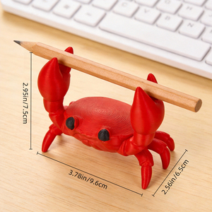 Portaoggetti Multifunzione a Forma di Granchio Stampato in 3D, Carino Organizzatore da Scrivania, Portapenne, Portarossetti, Porta Utensili Piccoli, Accessorio per Bagno e Cucina - Product Image 5