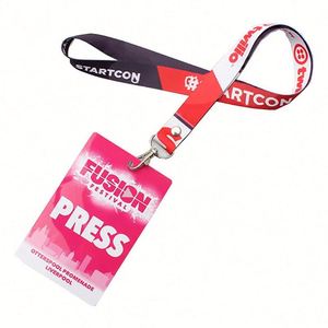 Manufacturer Custom <b>Polyester</b> <b>Lanyard</b> with Logo Printing Design's Minimum Order Personalized Neck Tool - Product Image 1