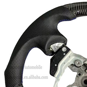 Calidad al por mayor actualización de fibra de carbono de cuero perforado para Nissan Sylphy fx35 fx37 qx70 q50 volante - Product Image 3