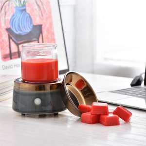 La cire parfumée fond chauffe-<span class=keywords><strong>bougie</strong></span> lampe aromatique 3d chauffe-<span class=keywords><strong>bougie</strong></span> brûleur à mazout en céramique moderne chauffe-<span class=keywords><strong>bougie</strong></span> électrique fondre brûleurs de fonte de cire de soja - Product Image 2