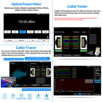Testeur de caméra CCTV Rsrteng IPC-7600COVTADHS Plus, moniteur 7 pouces, testeur de câble de caméra IP 8K, testeur de câble 4K TVI CVI AHD SDI OPM TDR WiFi