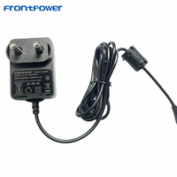 Adaptateur secteur mural 5V 2A 12V 1A DC 1.5A avec certificats CE GS UKCA SAA pour les marchés US EU UK AU PSE KC BIS