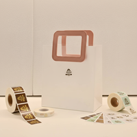 Étiquettes autocollantes en vinyle écologiques, imperméables, résistantes à l'huile et à la chaleur, personnalisables, formes variées pour gâteaux