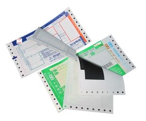 Tùy chỉnh thiết kế bền carbonless NCR giấy nhiều lớp EMS không khí vận đơn Nhãn dán nhãn - Product Image 2