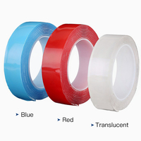 Ruban adhésif nano transparent lavable double face sans trace, très vendu
