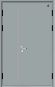 Commerciale 1-3 ore di acciaio ignifugo porta di legno tagliafuoco nominale porta singola o doppia aperta porte tagliafuoco esterne per le imprese - Product Image 4