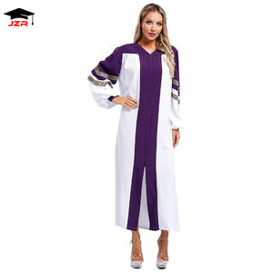 Túnica de Coro de Iglesia Cristiana para Mujer de Manga Larga con Casulla para Ropa de Canto - Product Image 3