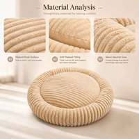 Canapé-lit orthopédique pour chiens, chats et petits animaux, écologique, moderne, durable, en mousse à mémoire de forme, réglable automatiquement, avec tanière amovible pour chat, solide