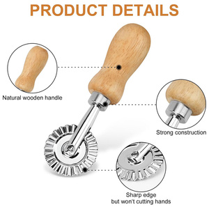 YIGO <span class=keywords><strong>Emporte</strong></span>-pièces en acier inoxydable à faible quantité minimale de commande <span class=keywords><strong>pour</strong></span> la cuisson de raviolis, moules à timbres, <span class=keywords><strong>emporte</strong></span>-pièces en treillis <span class=keywords><strong>pour</strong></span> outils de pâtisserie - Product Image 4