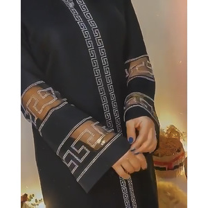 أحدث فساتين الموضة طويلة الأكمام برقع غريب مع النساء - Product Image 2