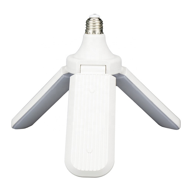 LED Fan Leaf Lamp E27 45W Indoor Livingroom Bedroom Creative Decoration LED Light Bulb
