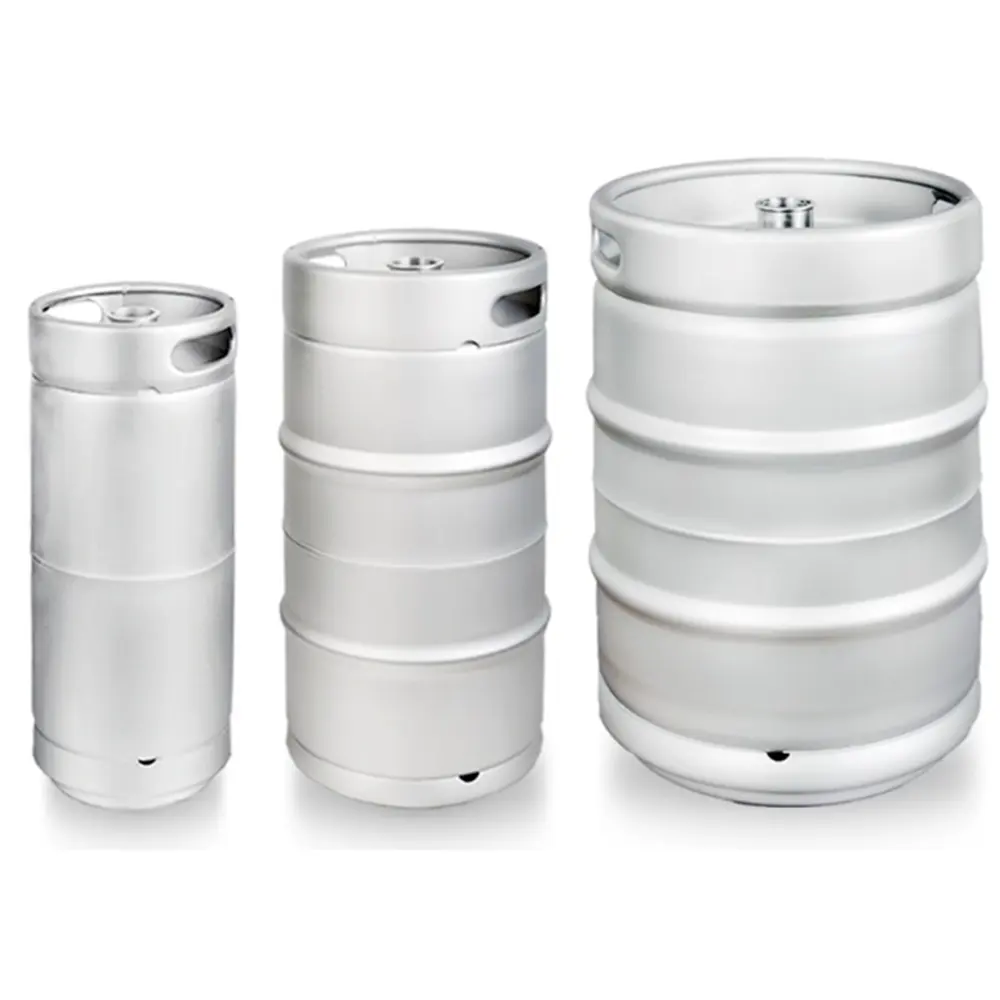 Stainless Steel Slim 5 L 10 L 1/6 Bbl 1/4 Bbl 1/2 Bbl Kosong Bir Barel Bier Tong Kami Standar Barel Tong Bir