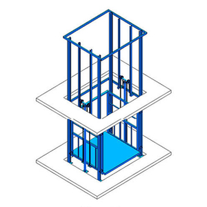 Ascenseur de <span class=keywords><strong>cage</strong></span> de marchandises Petit ascenseur de marchandises Ascenseur de marchandises hydraulique pour petites marchandises - Product Image 6