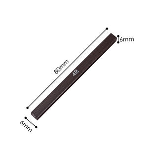 Ensemble de bâtons de graphite compressé Foska 2B 4B 6B, lisses et mélangeables, non toxiques, pour le <span class=keywords><strong>dessin</strong></span>, le croquis et l'ombrage - Product Image 2