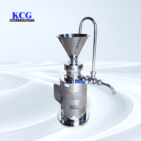 Moteur de broyeur colloïdal vertical en acier inoxydable pour base de fondue, pâte de haricots, beurre de cacahuète, équipement de cuisson, capacité 100L