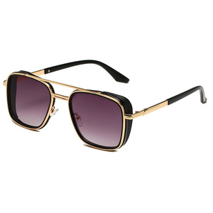 Nouvelles Lunettes de Soleil Pilote Double Pont Tendance 2025 Unisexe Rétro Style Boîtier Protection UV400 pour la Conduite - Product Image 2