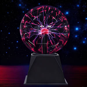 Lámpara de bola de Plasma alimentada por USB sensible al tacto ABS nebulosa <span class=keywords><strong>esfera</strong></span> globo <span class=keywords><strong>electricidad</strong></span> estática luz nocturna ambiental suministro de batería AAA - Product Image 3
