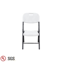 Ensemble table et 4 chaises pliantes carrées pour banquet d'extérieur table et 4 chaises pliantes en plastique HDPE
