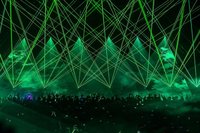 Luz Láser RGB IP65 para Exteriores, Efecto de Animación 3D, Espectáculo de Luces para Teatro, DJ, Discoteca, Fiesta, Boda, DMX512