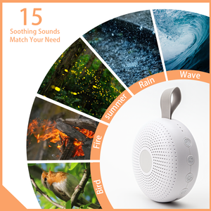 Altavoz de audio inteligente para el hogar para bebés, 15 <span class=keywords><strong>canciones</strong></span> de bebé con ruido blanco, luz nocturna para guarderí<span class=keywords><strong>a</strong></span>, cuidado de <span class=keywords><strong>la</strong></span> <span class=keywords><strong>madre</strong></span> y el bebé, ayuda para dormir - Product Image 2