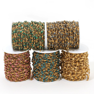 Cadena de Acero Inoxidable con Esmalte 3D en Forma de Corazón, <span class=keywords><strong>Accesorios</strong></span> de Joyería <span class=keywords><strong>Permanente</strong></span> <span class=keywords><strong>para</strong></span> Collares, Pulseras y Prendas, Venta al Por Mayor - Product Image 5