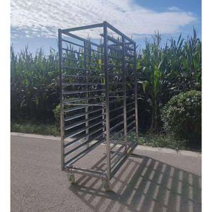 वाणिज्यिक बेकरी स्टेनलेस स्टील ट्रे ट्रॉली - Product Image 5