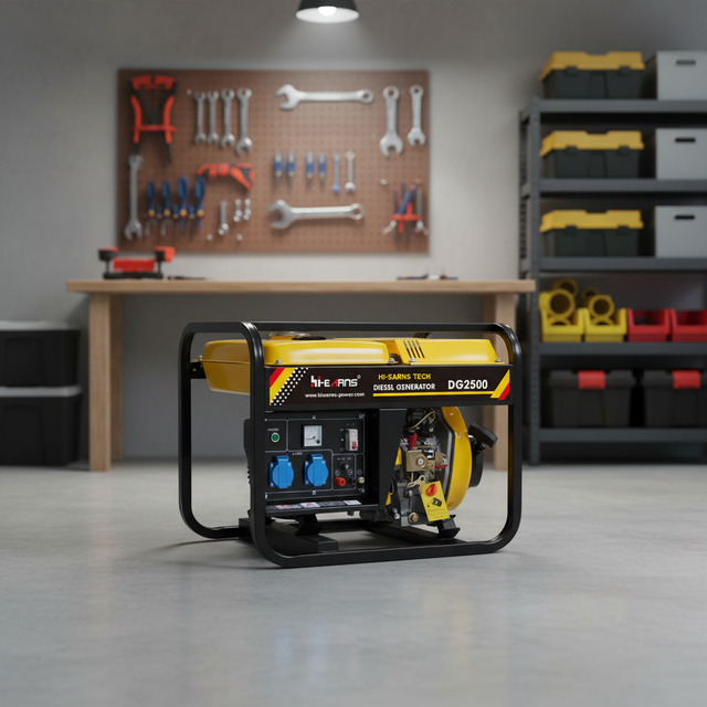 Efficient 3kW Portable Diesel Generator for Home Lighting - 220V 50Hz Compact Backup Power