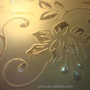 Verre miroir décoratif gravé à l'acide de 3 mm, 4 mm, 6 mm, 8 mm, verre givré pour portes de salle de bain, fenêtres, portes intérieures - Product Image 2