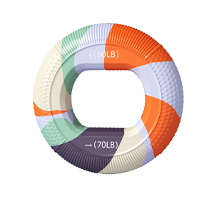 Fortalecedor de agarre de silicona ajustable, pelota de ejercicio de mano, fuerza de dedo, equipo de entrenamiento de brazo de muñeca para gimnasio en casa - Product Image 5