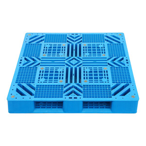 Plateau de support en acier industriel d'entrepôt recyclable Simple <span class=keywords><strong>double</strong></span> face empilant la palette en plastique résistante européenne - Product Image 1