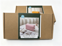 Kit de couture DIY personnalisé VANWOO en PU pour enfants de 7 à 12 ans : sac à bandoulière fait main pour téléphone portable et trousse de maquillage