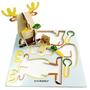 Rompecabezas <span class=keywords><strong>3D</strong></span> educativos Tarjeta Espuma Rompecabezas Papel Diy Rompecabezas <span class=keywords><strong>3D</strong></span> - Product Image 5