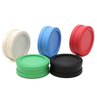 Moulin à herbes et épices manuel portable en plastique biodégradable de 63 mm, 2 pièces, avec logo personnalisé, écologique, 56,5 g, pour tabac – Vente en gros