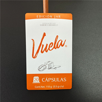 Etiqueta Adhesiva de PVC/PP con Impresión de Logotipo de Marca de Diseño Personalizado BOTU, Etiqueta Impermeable en Rollo para Bolsas, Tazas, Botellas y Bebidas