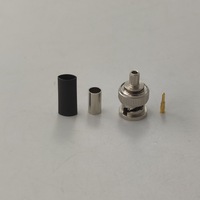 Câble coaxial 2YCCY, connecteur BNC mâle, connecteur coaxial RF, câble d'antenne de haute qualité, câble électrique 75 ohms, sertissage