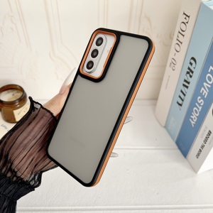Nueva Funda Protectora para Teléfono con Panel Trasero Translúcido de TPU, Bordes Coloridos y Resistente a Golpes para <span class=keywords><strong>Samsung</strong></span> A05 A14 A24 A35 A55 S23 Plus S24 S25 <span class=keywords><strong>Ultra</strong></span> - Product Image 5