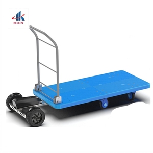 ราคาดีสำหรับรถเข็นแพลตฟอร์มไฟฟ้า 4 ล้อแบบใหม่สำหรับงานหนัก รถเข็นทรงตัว - Product Image 6