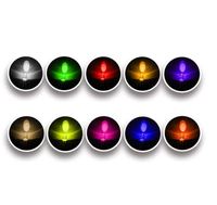 Nouveau kit de diodes LED ODM PENPOS 3 mm/5 mm, ampoules lumineuses, composants électroniques, diodes électroluminescentes, pièces